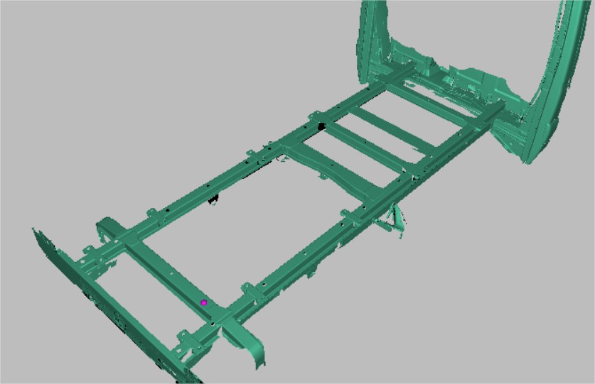 Scan 3D d'un chassis de camion pour la réalisation d'une cellule sur mesure